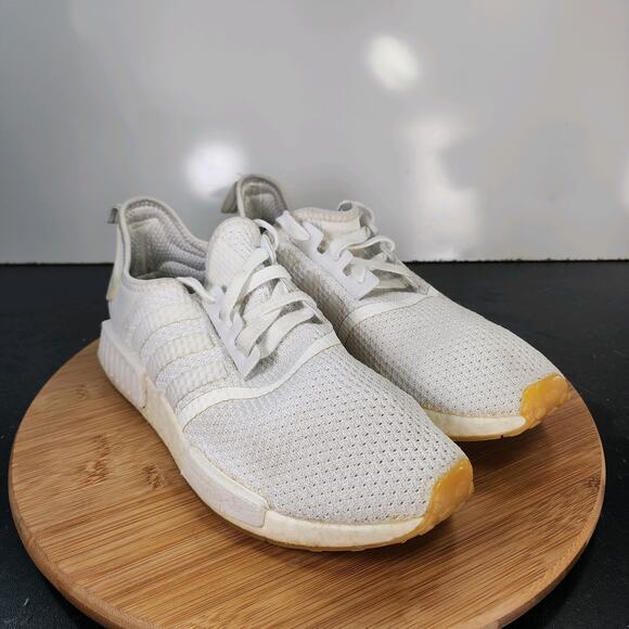 Mens Adidas NMD Sz 8 010755 White Mesh Running Walking Casual Shoes Sneakers - Picture 2 of 9